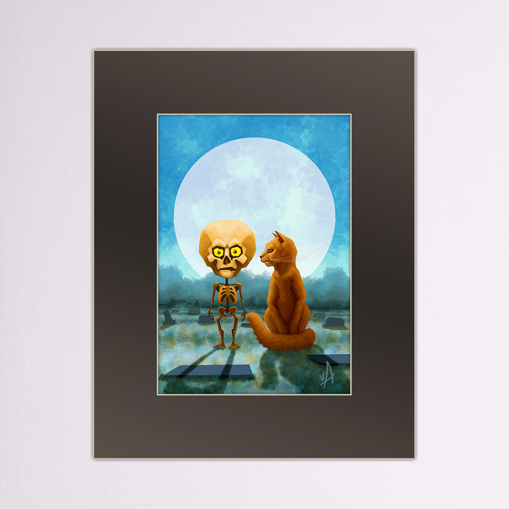 If Cats Could Talk Matted Print