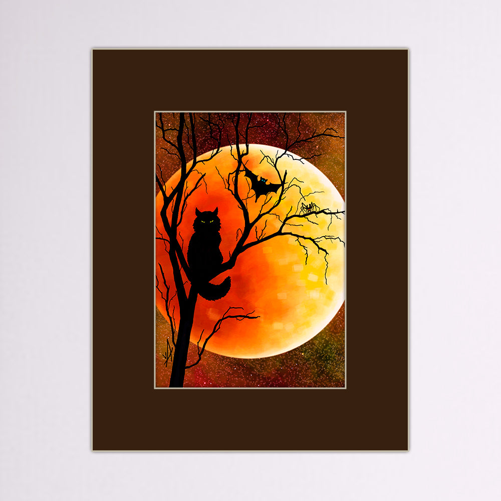 Lunar Alignment Matted Print