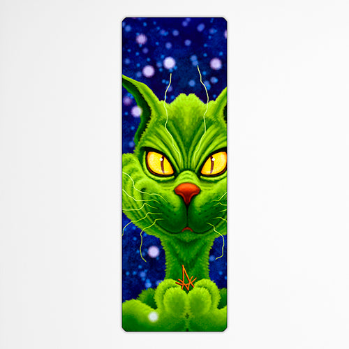 Meowster Grinch! Metal Bookmark