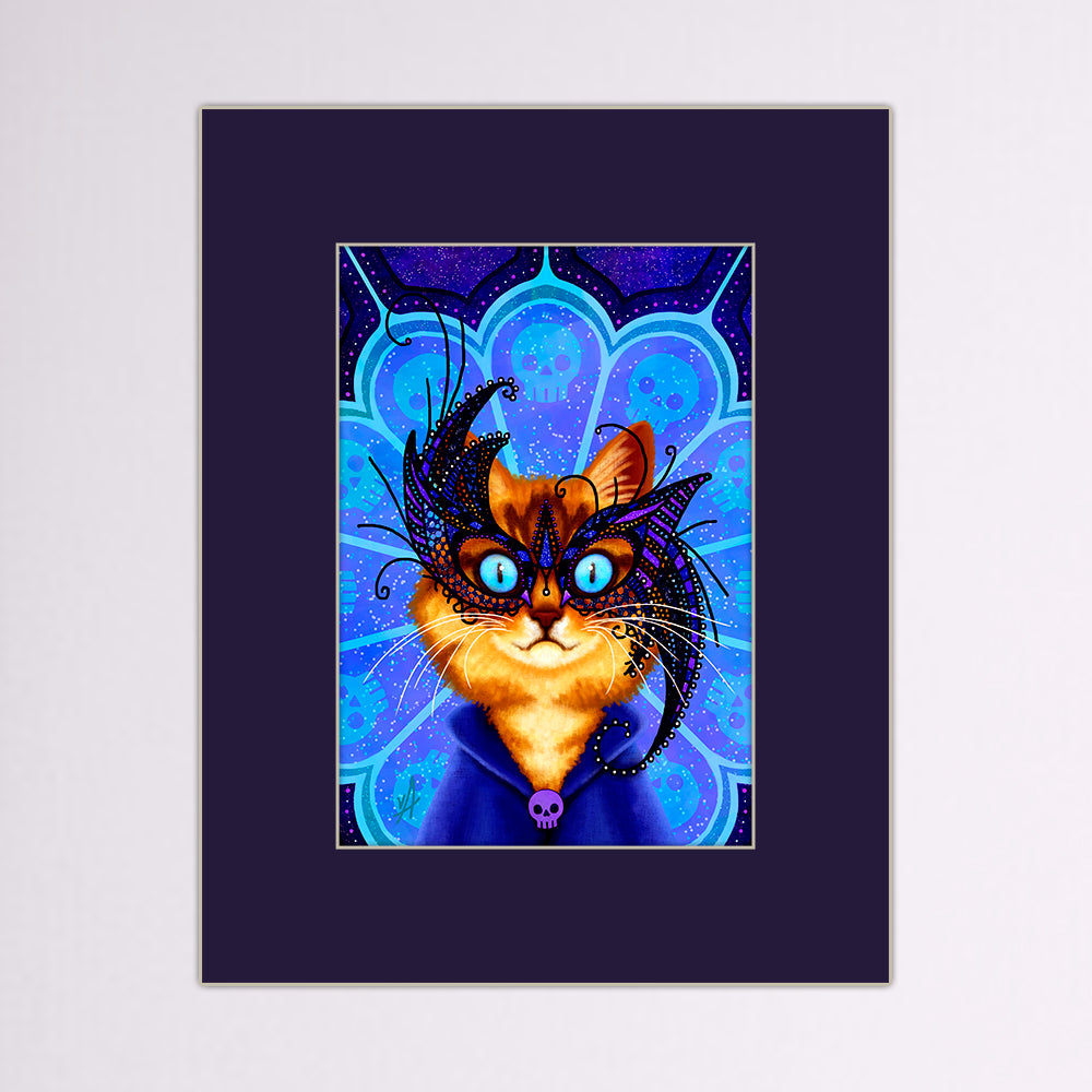 Midnight Masque Matted Print