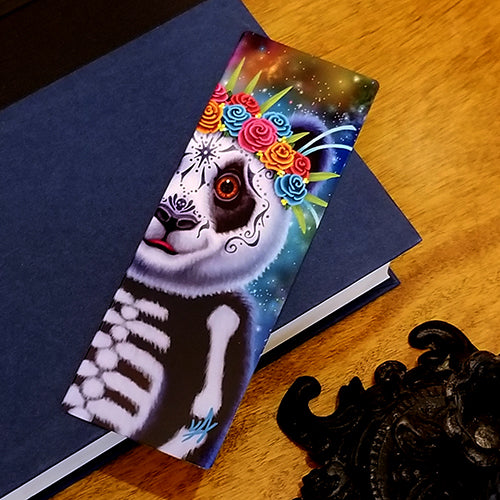 Panda Surprise! Metal Bookmark