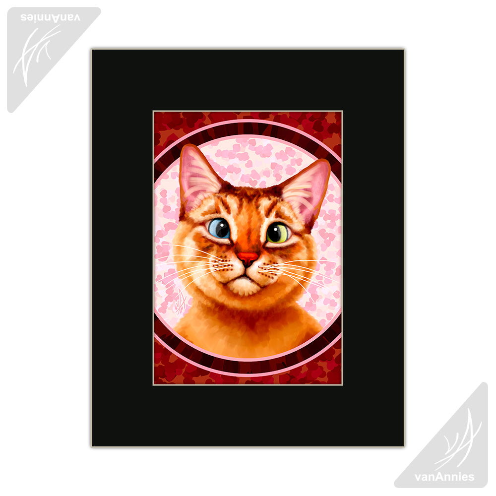 Perfect to Me | Cross Eyed Siamese Cat | Paper Art Print