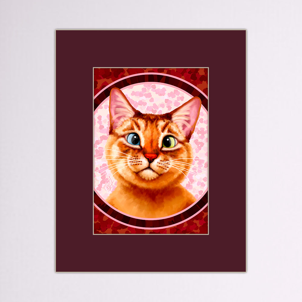 Perfect to Me | Cross Eyed Siamese Cat | Paper Art Print