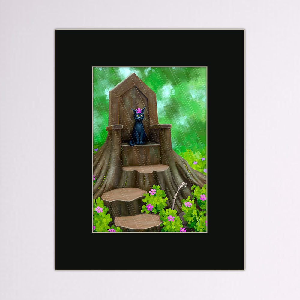 Prince Periwinkle Matted Print
