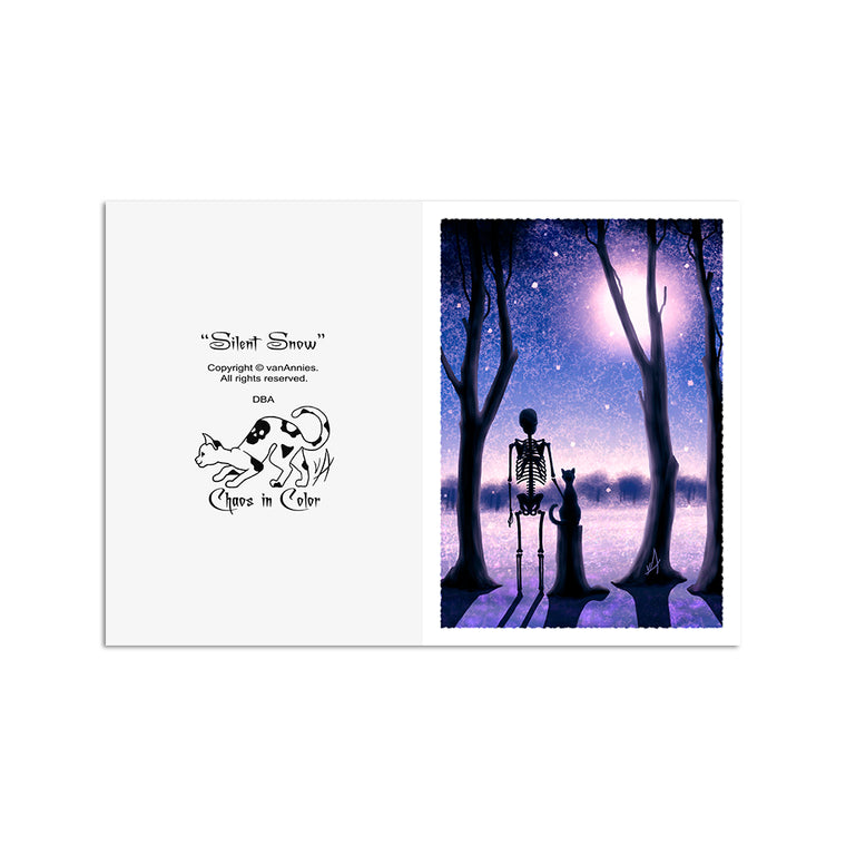 Silent Snow (Four Seasons Series) 5x7 Art Card Print