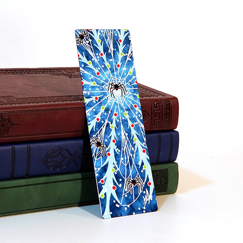 Spiders of Yule! Metal Bookmark