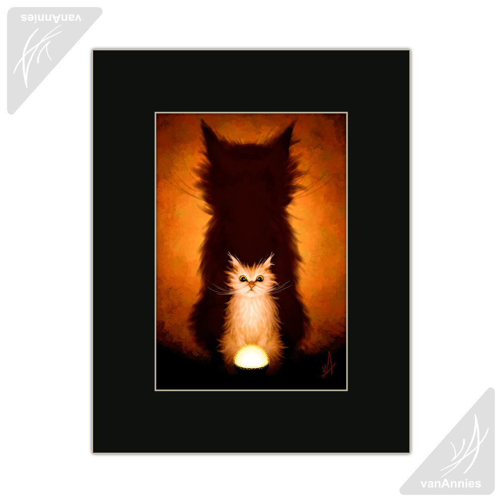 Strange Static Matted Print