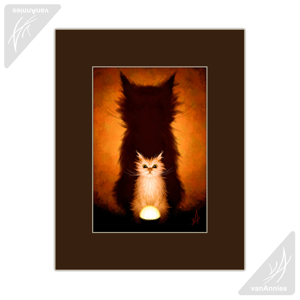 Strange Static Matted Print