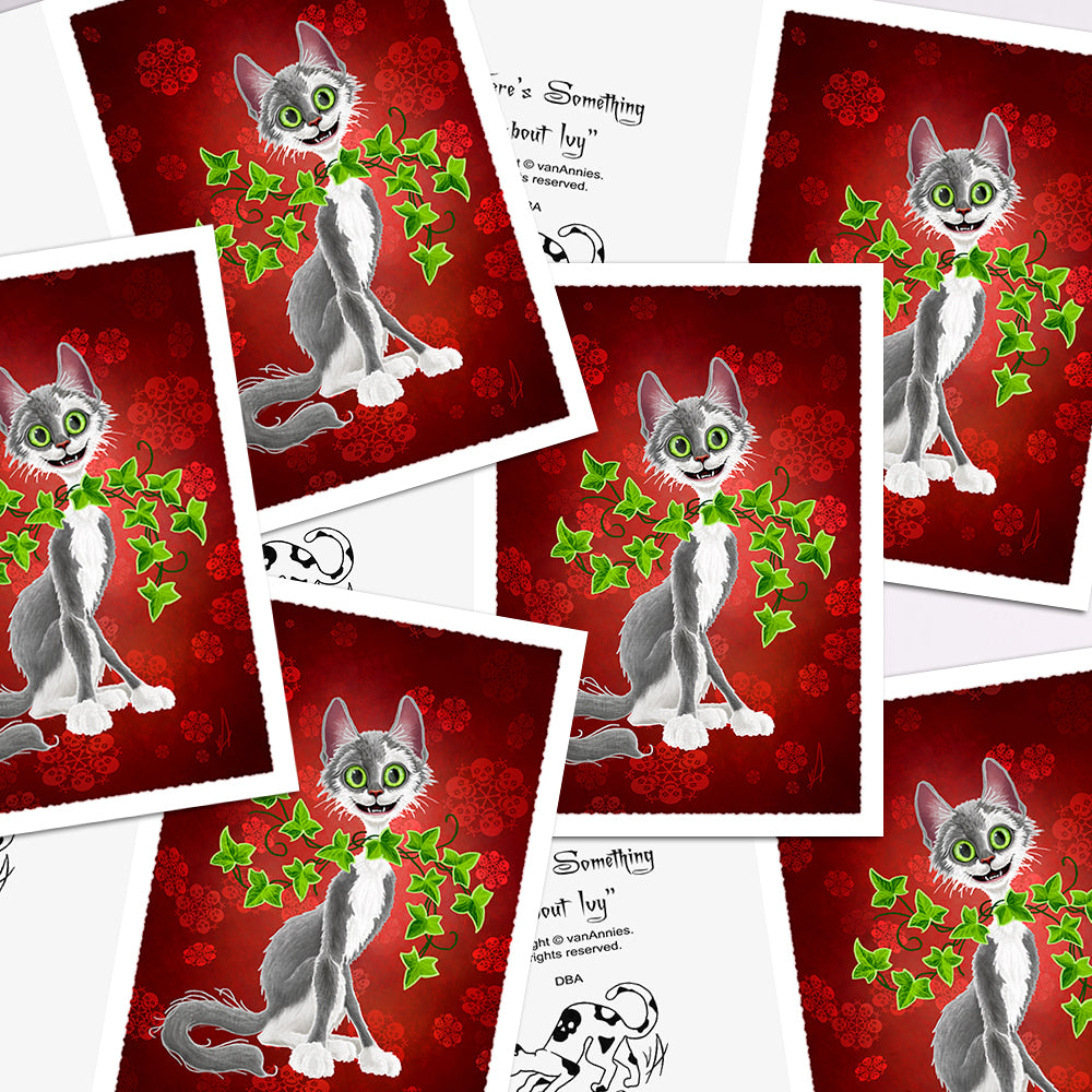There's Something About Ivy 5x7 Art Card Print