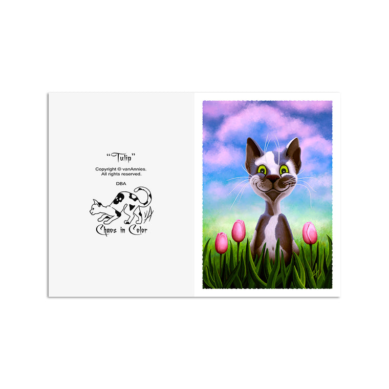 Tulip 5x7 Art Card Print