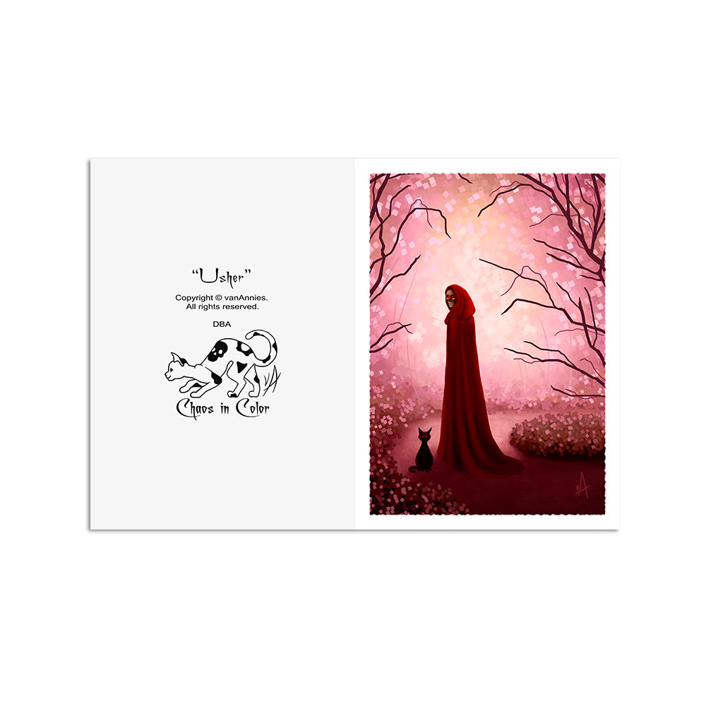 Usher 5x7 Art Card Print