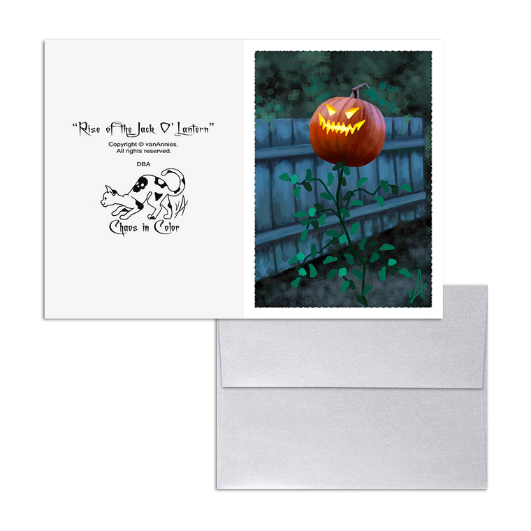 Rise of the Jack-o-Lantern 5x7 Art Card Print