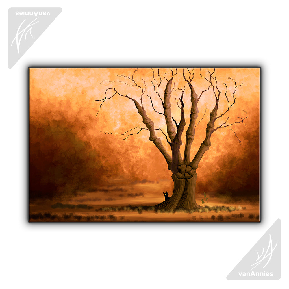 Hand of Fate Wrapped Canvas Print