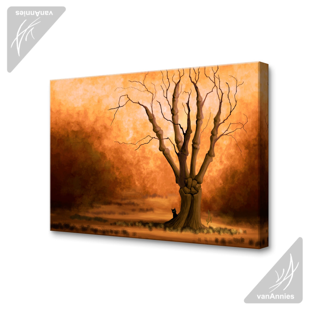 Hand of Fate Wrapped Canvas Print