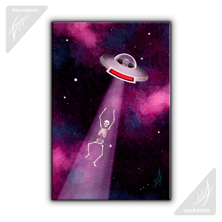 Lost in Space Wrapped Canvas Print