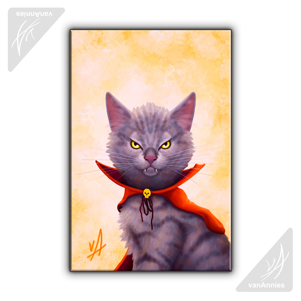 Vladdy Cat Wrapped Canvas Print