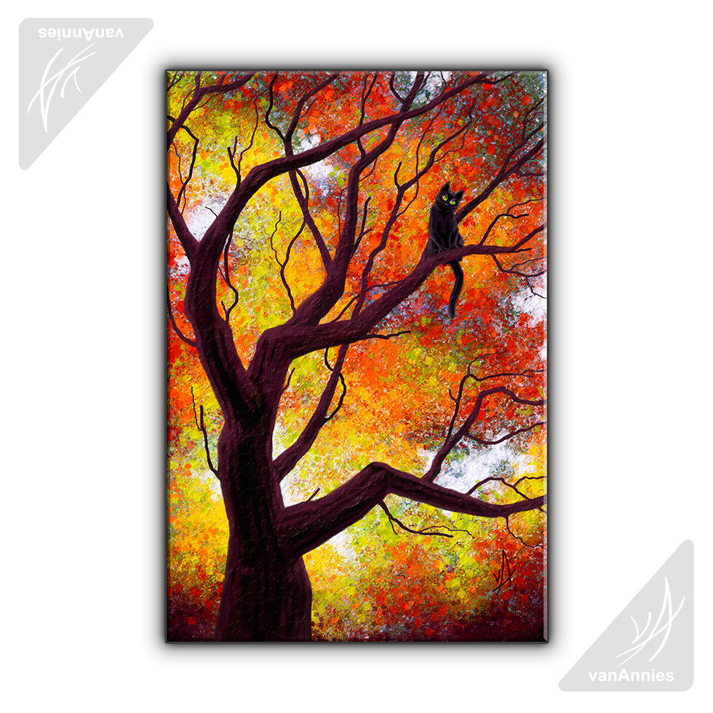 Autumn Encounter 8x12 Wrapped Canvas Print