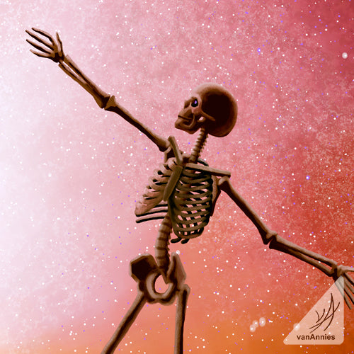 Dancing to the Dust of Mars 18x12 Wrapped Canvas Print