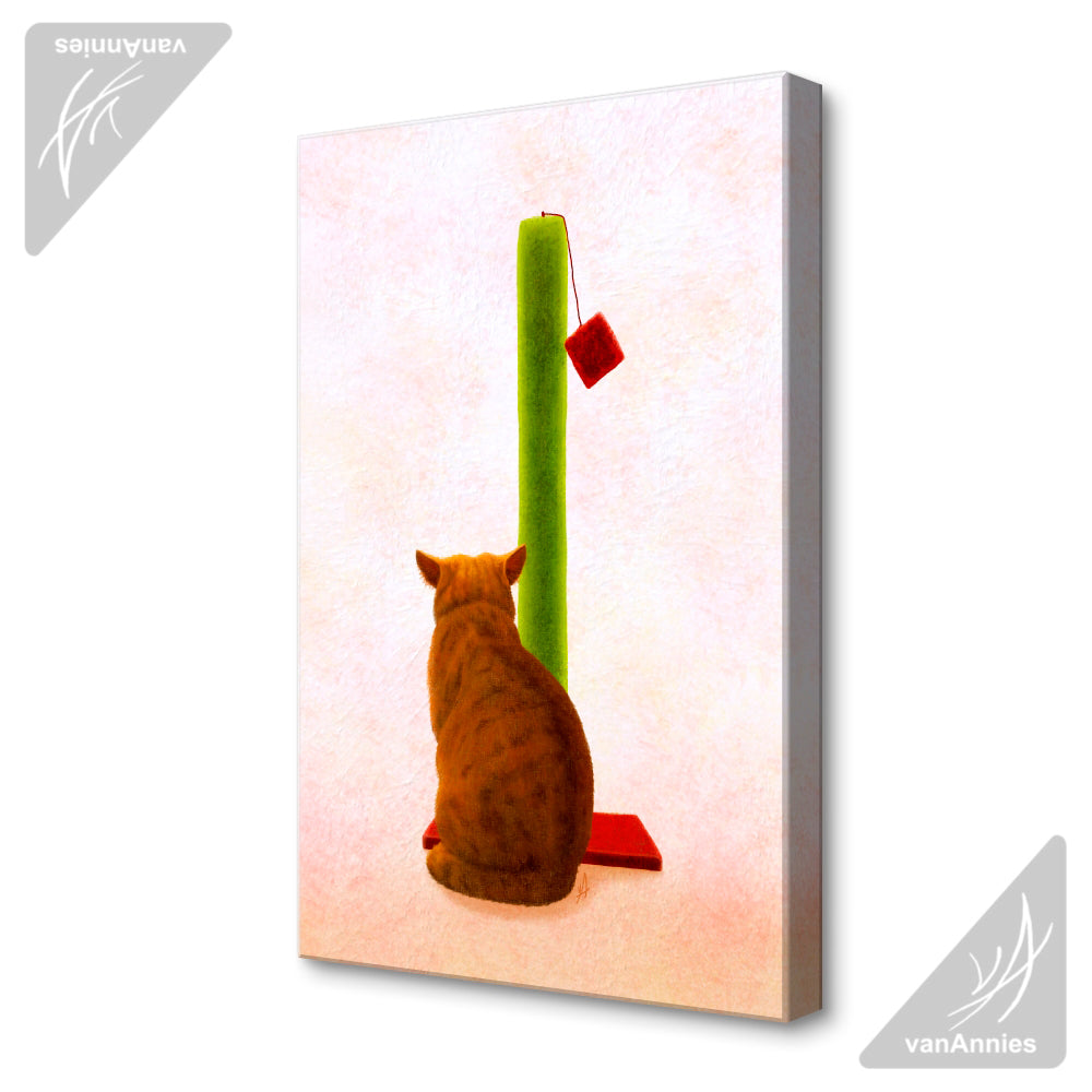 Feline Festivus Wrapped Canvas Print