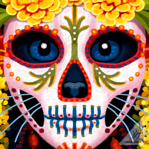 Forever Cat 18x12 Wrapped Canvas Print