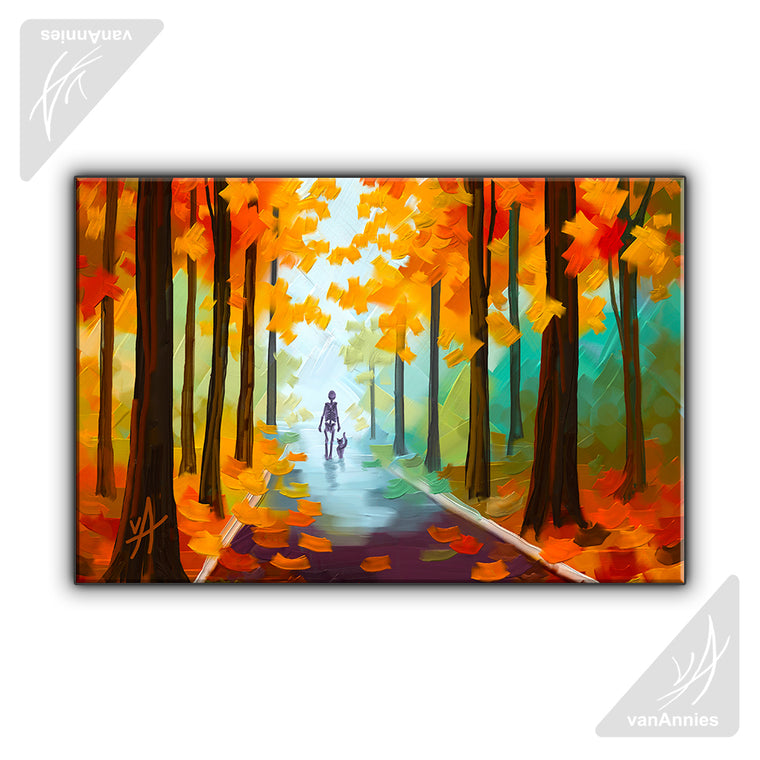 In Search of Afremov Wrapped Canvas Print