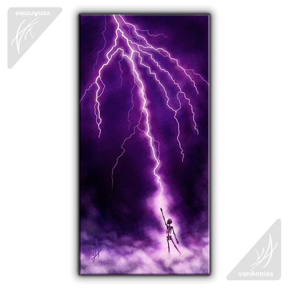 Spark of Life Wrapped Canvas Print