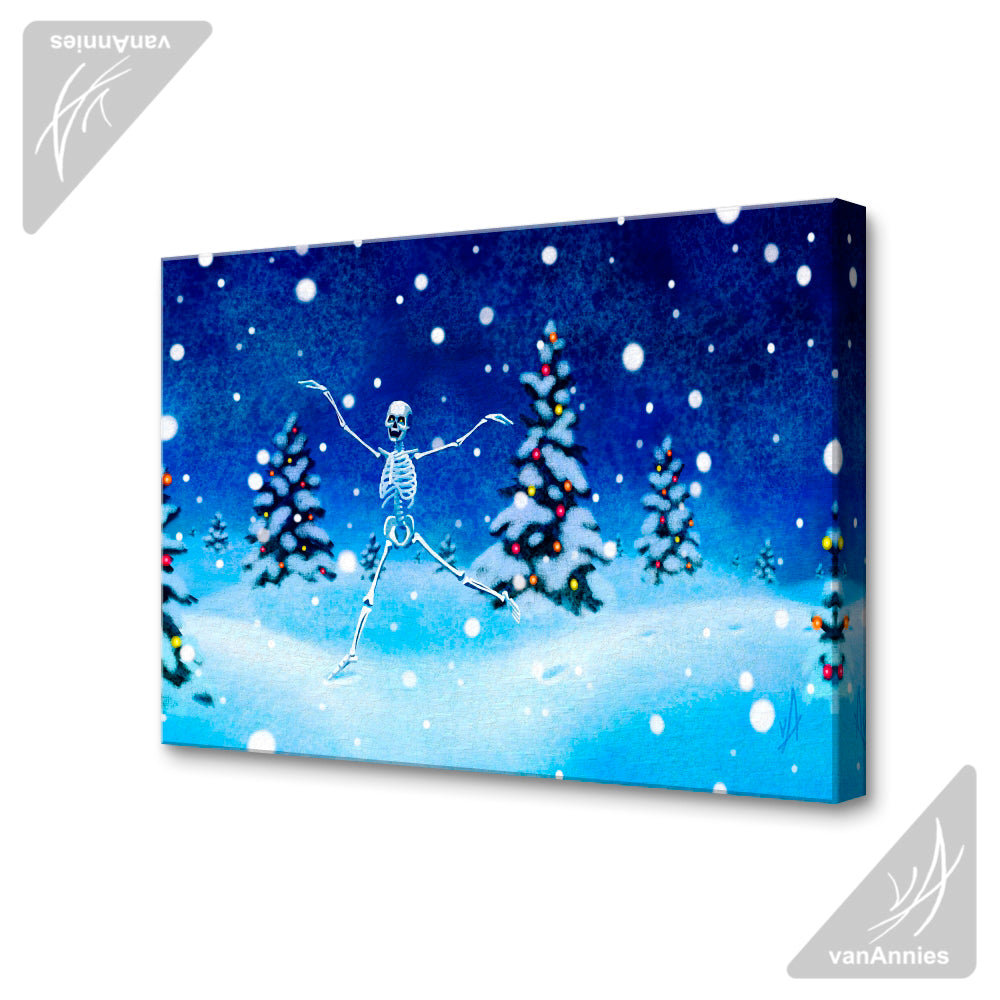 Yule Nacht Wrapped Canvas Print