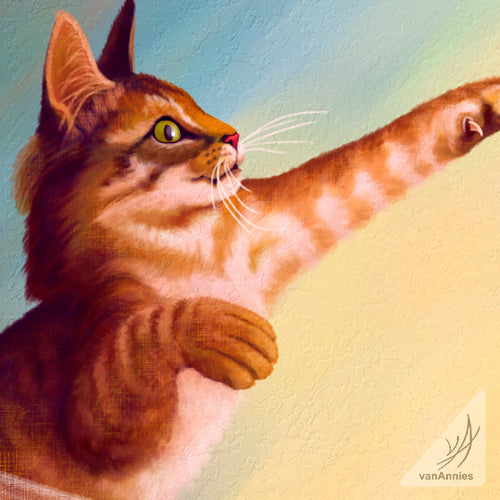 Flyball 18x12 Wrapped Canvas Print