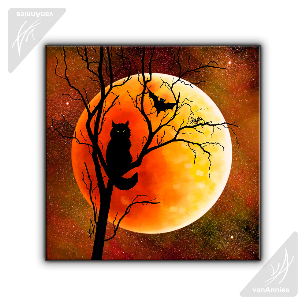 Lunar Alignment Wrapped Canvas Print