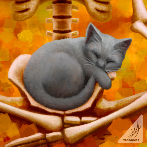 Purrvana 18x12 Wrapped Canvas Print