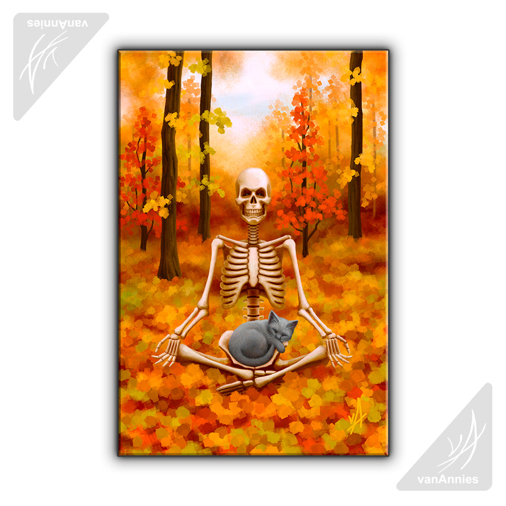 Purrvana 18x12 Wrapped Canvas Print