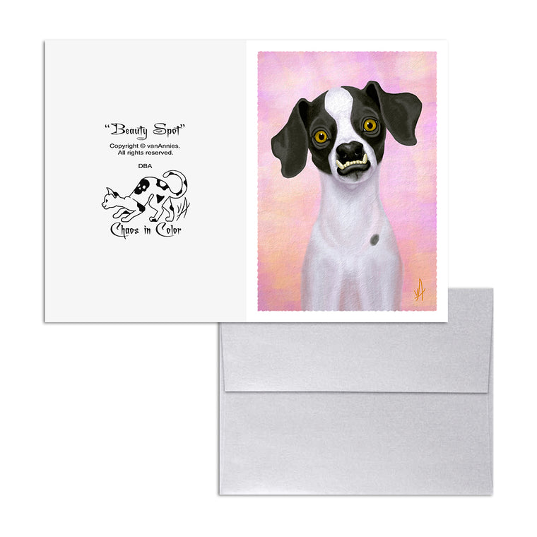 Beauty Spot (Cute Dog) 5x7 Art Card Print