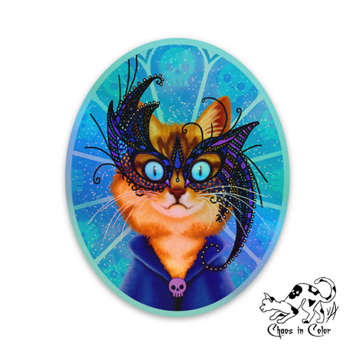 Midnight Masque Sticker (Reflective)