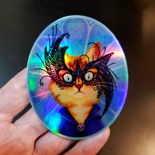 Midnight Masque Sticker (Reflective)