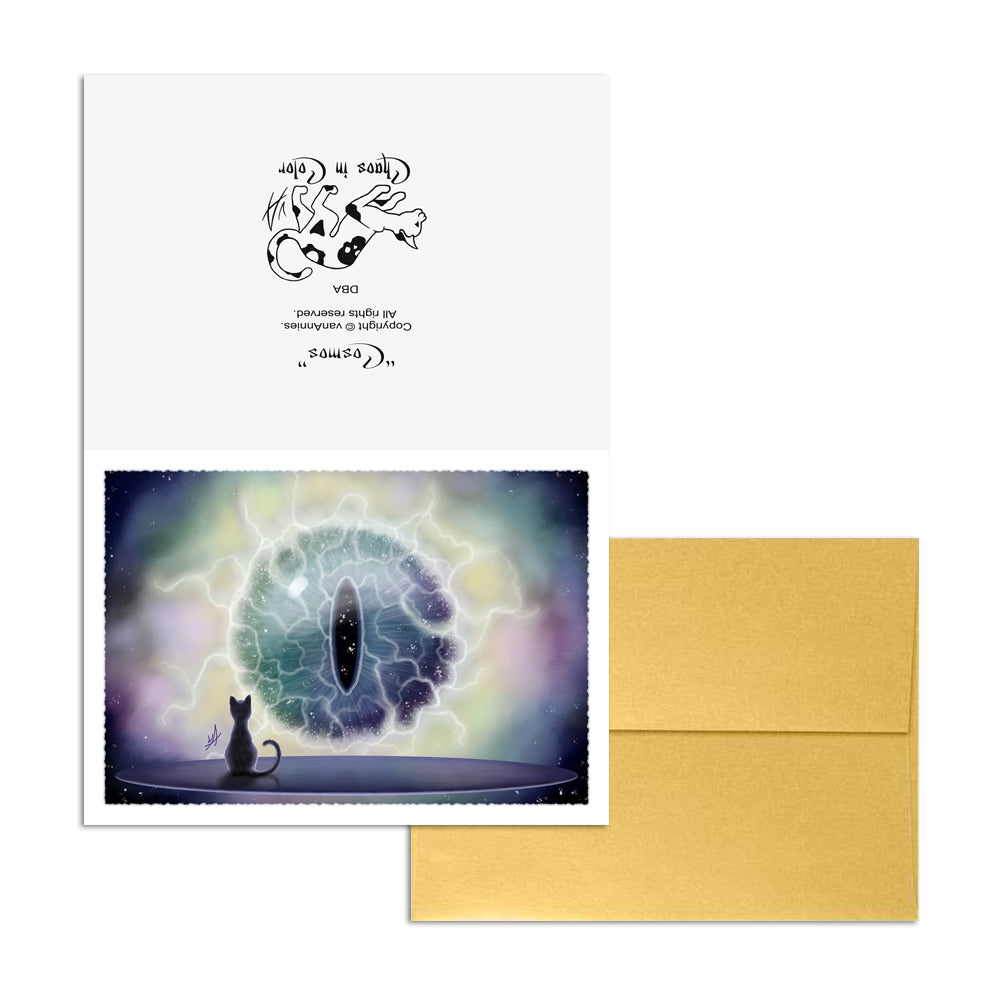 Cosmos (Cats Eye Nebula) 5x7 Art Card Print