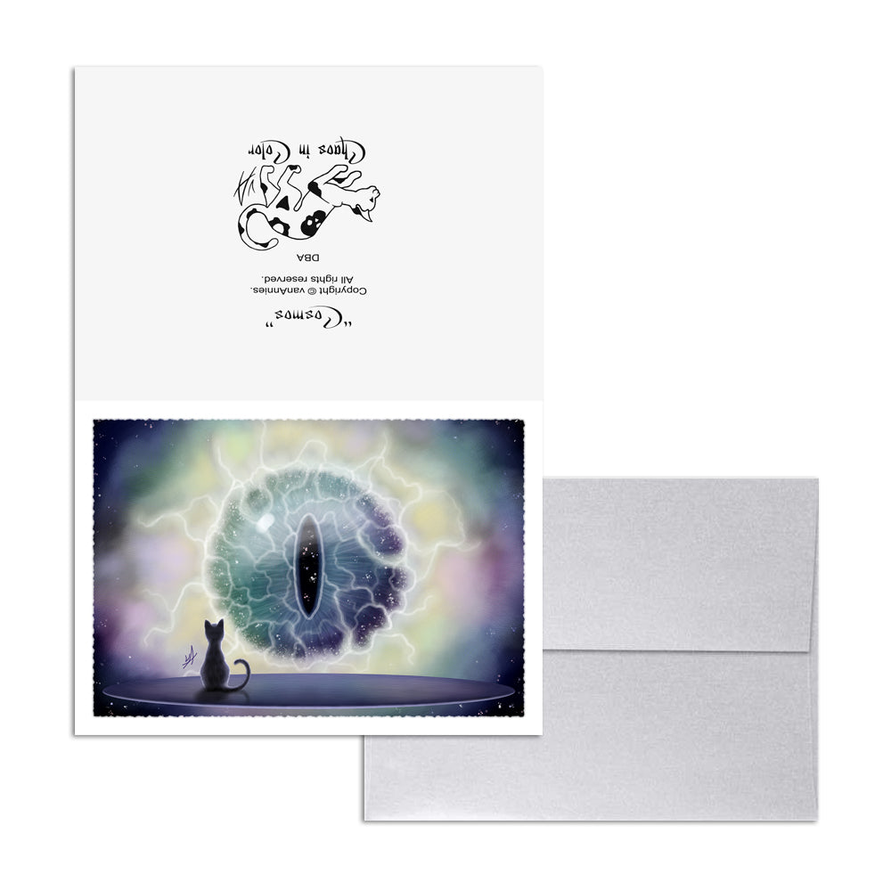 Cosmos (Cats Eye Nebula) 5x7 Art Card Print