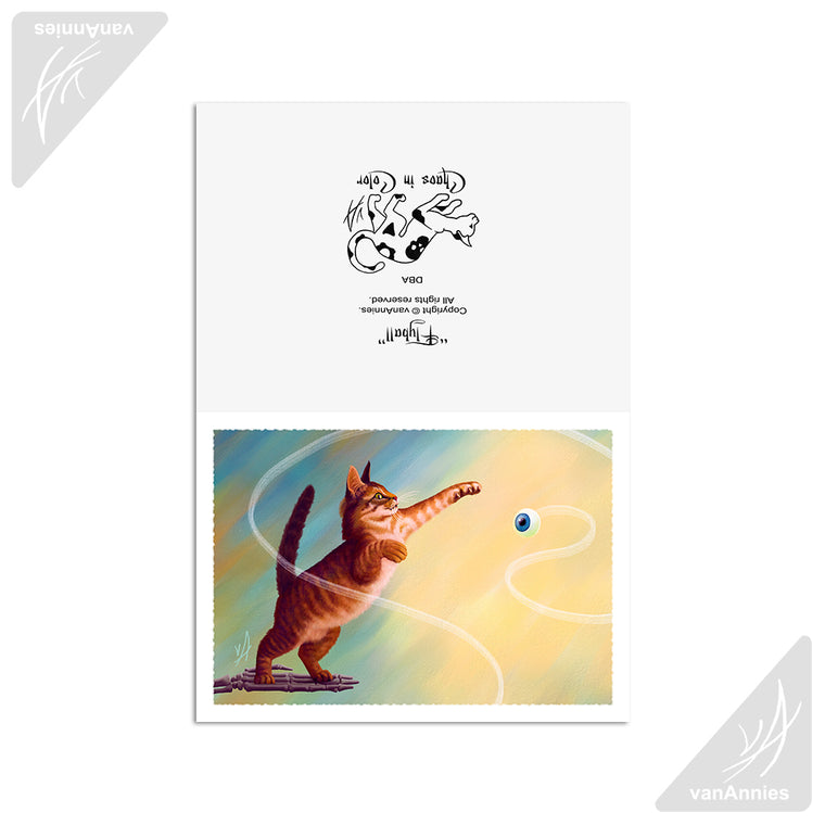 Flyball 5x7 Art Card Print