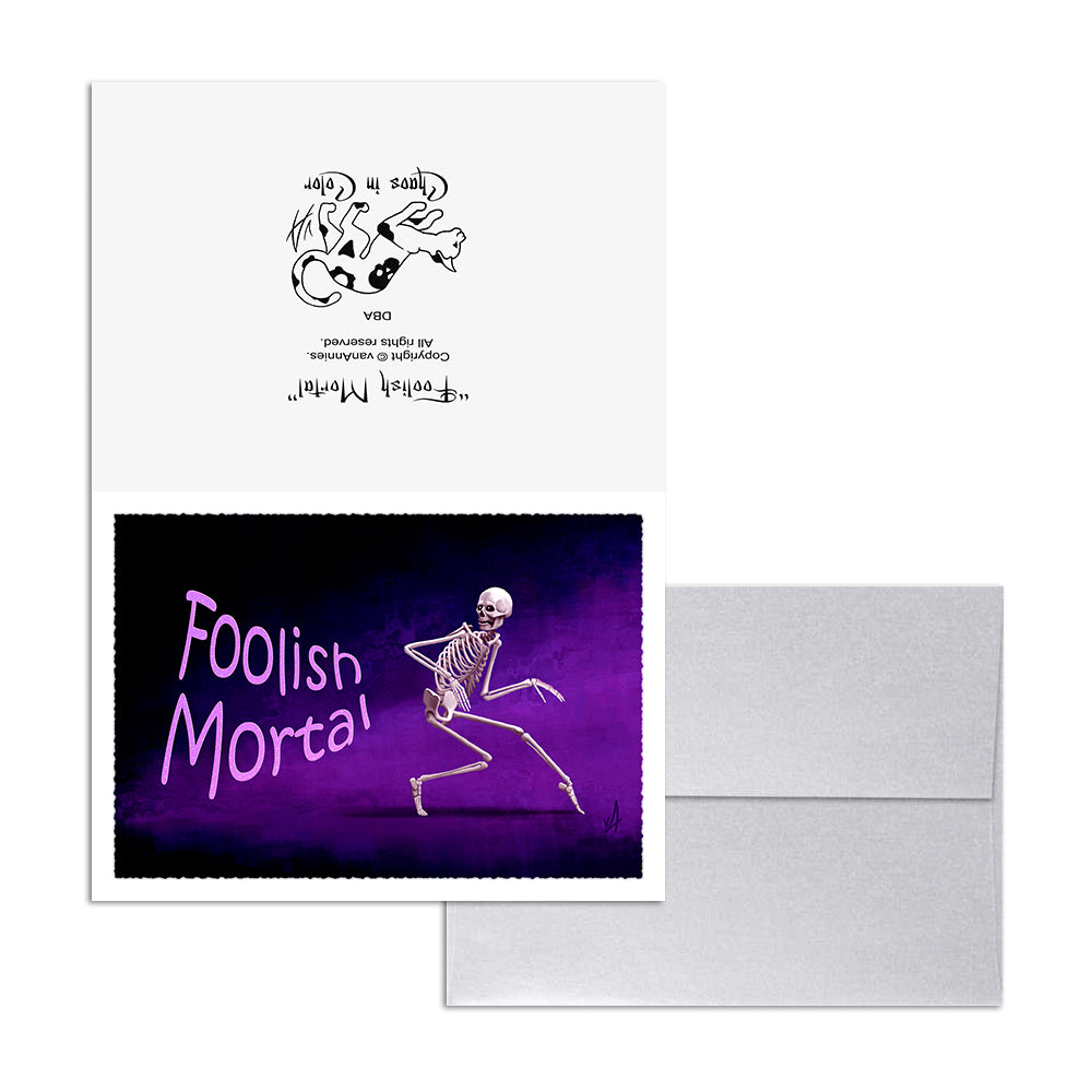 Foolish Mortal Art Card Print