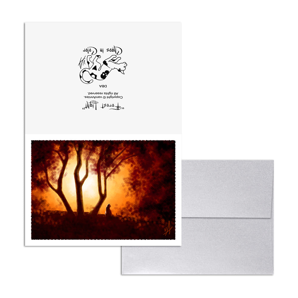 Forest Light 5x7 Art Card Print