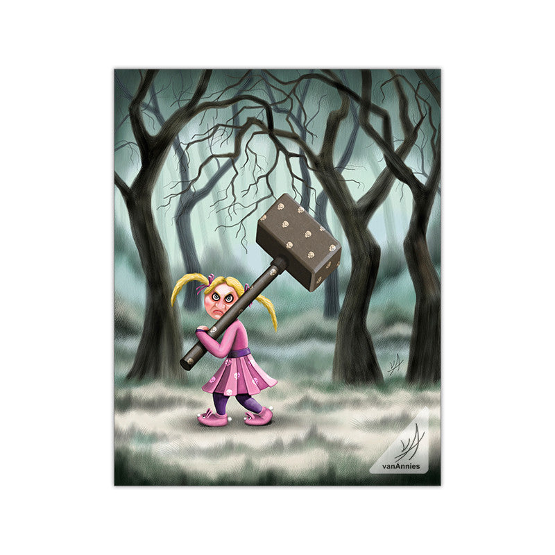 Hammer Girl 11x14 Glossy Print