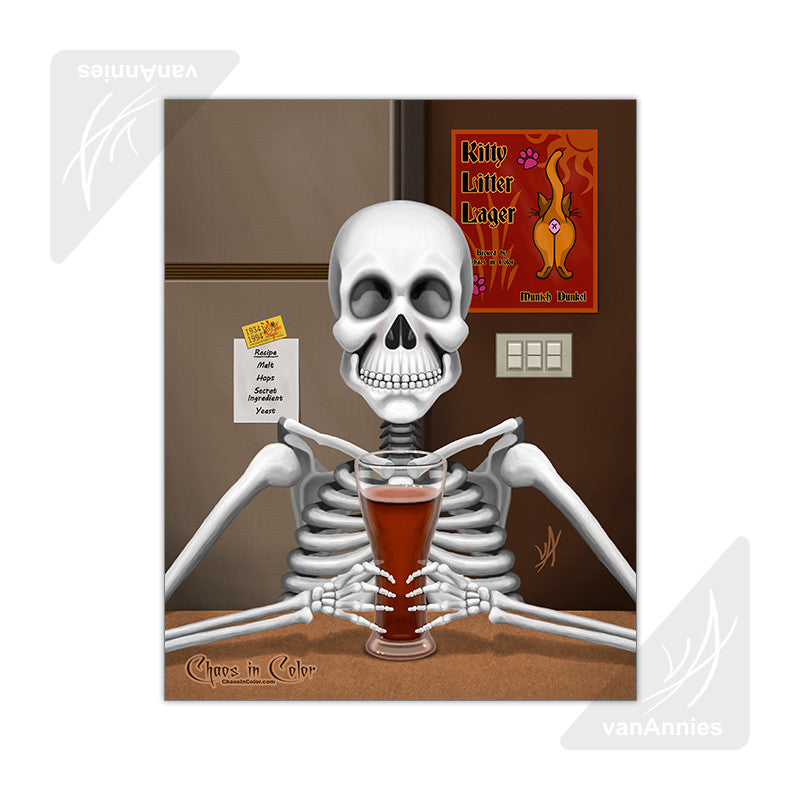 Happy Homebrewer 11x14 Glossy Print