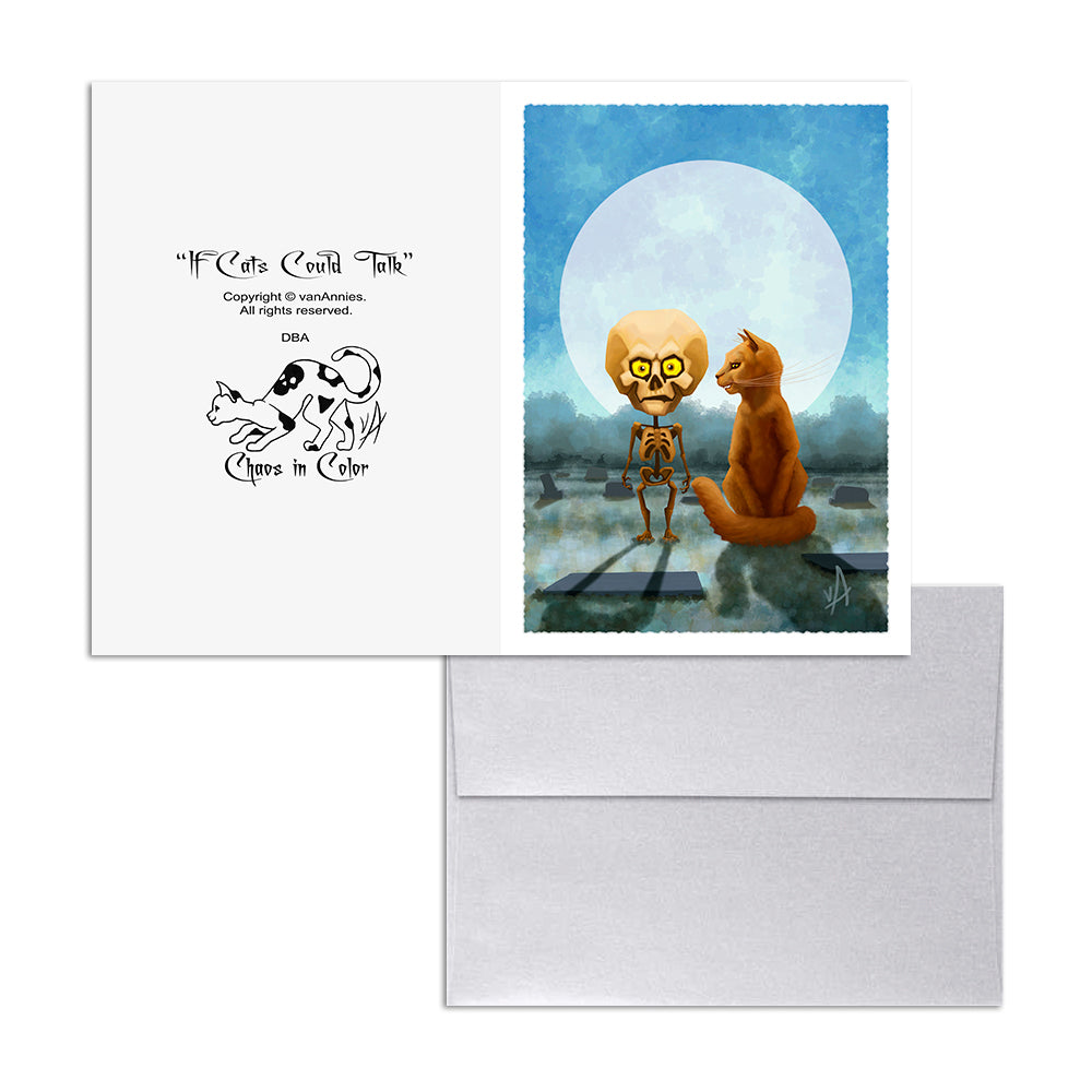 If Cats Could Talk 5x7 Art Card Print