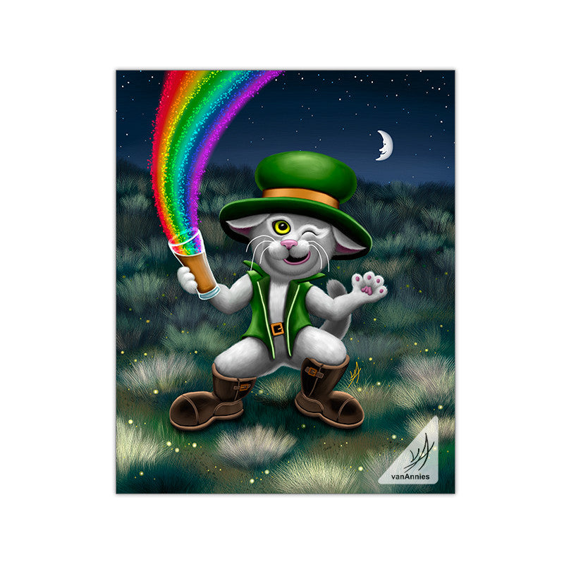Irish Leprecat 11x14 Glossy Print