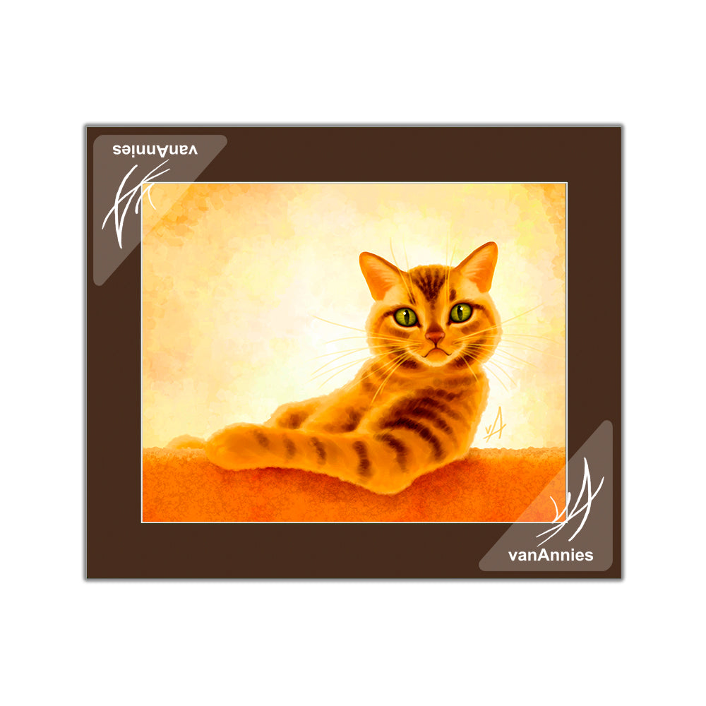 Most Interesting Cat Matted Print