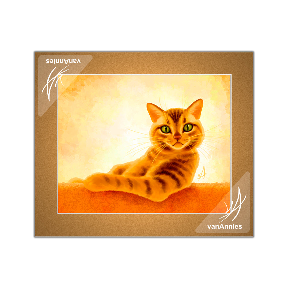 Most Interesting Cat Matted Print