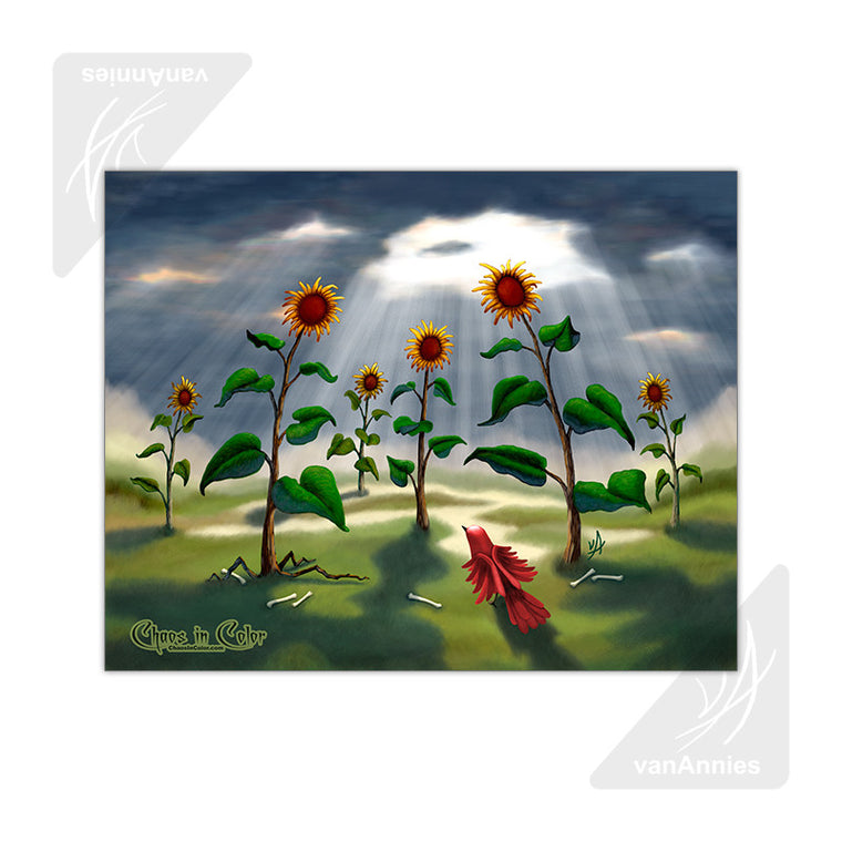 Outnumbered (Revenge of the Sunflowers) 11x14 Glossy Print