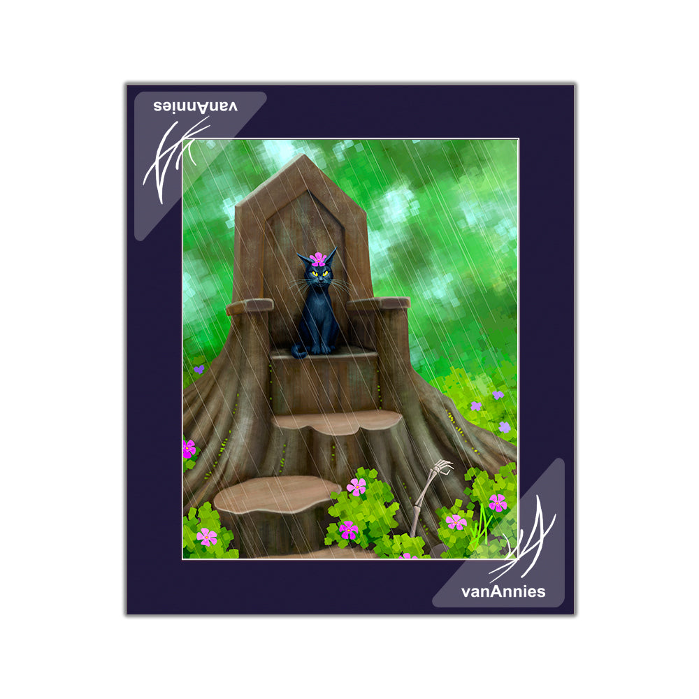 Prince Periwinkle Matted Print