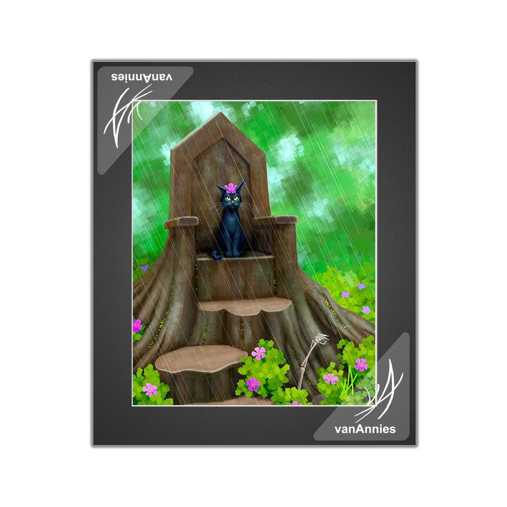 Prince Periwinkle Matted Print