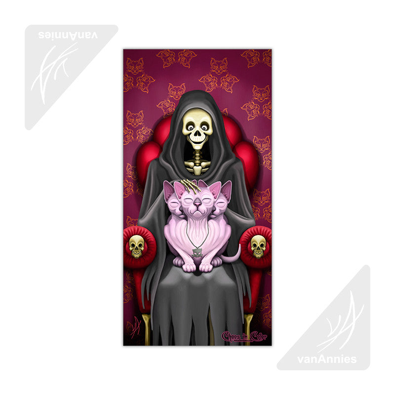 Purrberus the Three-Headed Sphynx Cat 20x10 Glossy Print