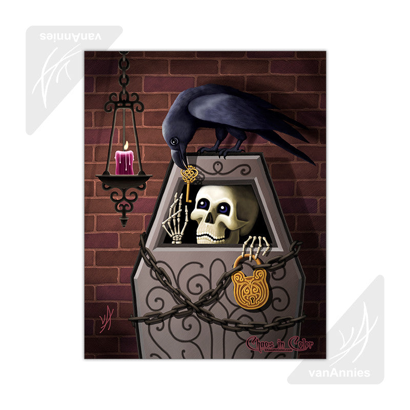 Skeleton Key 11x14 Glossy Print